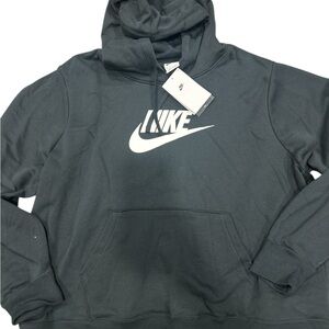 Nike Women's Black with with Logo Hoodie 1X